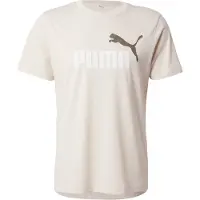 Puma Functioneel shirt 'ESS No. 1' olijfgroen / wolwit