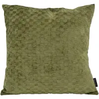 NOVÉE Chenille checker kussenhoes | 45x45 cm | polyester