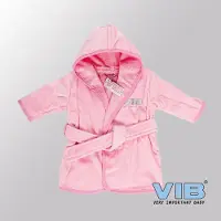 Vib - Badjas voor kinderen Luxe Katoen - (Roze-Zilver) - Babykleertjes - Baby cadeau - zwangerschap aankondiging - geboorte cadeau