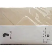 Rössler Papier Envelop c6 kraft 5 stuks
