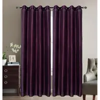 SB SBLine - vitrage gordijn - kant en klaar - met ringen - 140 x 240 cm - paars