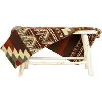 EcuaFina Alpaca native deken - Antisana - Groen