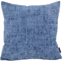 NOVÉE Chenille stripe blauw kussenhoes | 45x45 cm | polyester