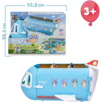 Bluey 3 In 1 Airplane Figures Transparant Kinderen