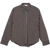 s.Oliver Blouse donkerbruin / wit