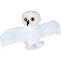 Wild republic knuffel sneeuwuil junior 20 cm pluche wit