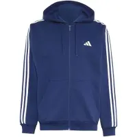 Adidas Sportsweatvest donkerblauw / wit