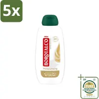 Borotalco 5 x - Douchegel - Moisturizing - Vanilla & Oat - 250 ml - Wasstrips - Douchegel - Huid Verzorgen - Huid Hydrateren - Vanille Geur - Haver Extract