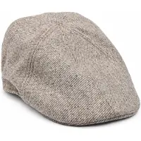 Suitable Flat Cap Wool Twill Beige -