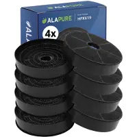 Alapure 4x Koolstoffilter voor Zerowatt C6918 / 35602061 (2st.)