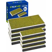 Alapure 4x CleanAir Plus Koolstoffilter voor Bosch 11042136 / 17005406 (set)