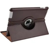 Mobigear Tablethoes geschikt voor Apple iPad 4 (2012) Hoes | DuoStand Draaibare Bookcase - Bruin