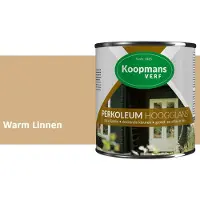 Koopmans Verf Koopmans Perkoleum Hoogglans Dekkend – Warm Linnen – 750 ml – Dekkende Beits Buiten – Schutting, Gevel & Tuinhout