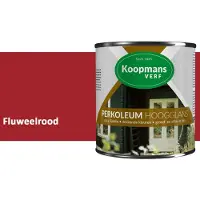 Koopmans Verf Koopmans Perkoleum Hoogglans Dekkend – Fluweelrood – 750 ml – Dekkende Beits Buiten – Schutting, Gevel & Tuinhout
