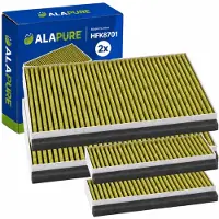 Alapure 2x CleanAir Plus Koolstoffilter voor Siemens 11041790 / LZ10AKA00