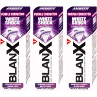 Blanx White Shock Purple Corrector Tandpasta - 3 x 75ml