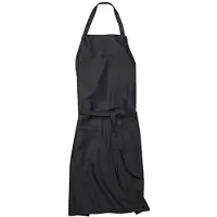 CG Workwear Bib Apron Verona 90 CGW131 - Raven - 90 x 75 cm