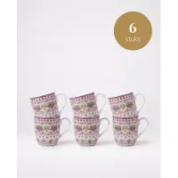 Pip studio - Lily & Lotus - Kleine mokken - Moon Delight Multi - Set van 6