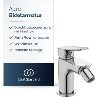 Ideal standard Alero bidetkraan, met afvoer, waterbesparend – Chroom