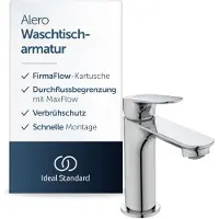 Ideal standard Alero wastafelkraan, uitloophoogte 100 mm – Chroom