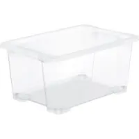 Rotho CORE Basic opbergbox - set van 4 - stapelbaar - 44 ltr