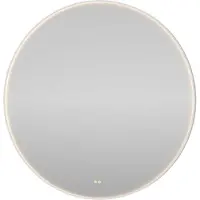 Basic Line Orbis Spiegel Rond - Direct LED Verlichting Rondom - 120x120cm - Mat Wit - Glas - Rond - Spiegels, Badkamerspiegels - 8718835668365
