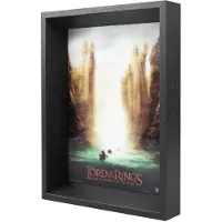 Grupo Erik Erik Editores, Lord of the Rings, ingelijste lenticulaire print, goudkleurig, één maat
