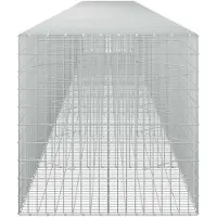 vidaXL - Gabion - met - 3,5 - mm - Draad - en - 5x10 - cm - Mesh - 950x100x100 - cm