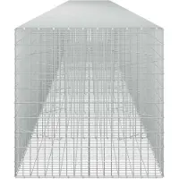 vidaXL - Gabion - met - 3,5 - mm - Draad - en - 5x10 - cm - Mesh - 1000x100x100 - cm