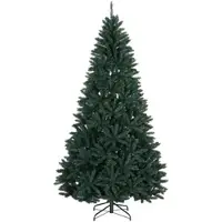 vidaXL - Kunstmatige - Hinged - Kerstboom - 300 - cm - PVC - Donkergroen