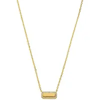 Lucardi Ketting 'Statement' goud / transparant