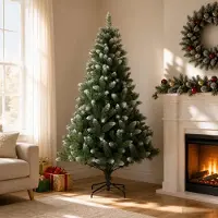 vidaXL Kunstkerstboom 120 cm PVC en Metalen Groen