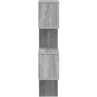 vidaXL Wandplank Grijs Sonoma 39 x 15 x 76 cm