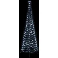 vidaXL - Spiraalvormige - led-kerstboom - met - grondpen - EKENAS - 400 - cm