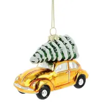 Brisa VW Collection - Volkswagen Kever/Beetle kerstversiering & decoratie van glas in geschenkdoos (schaal 1:40)
