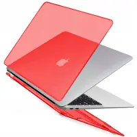 DKM Transparant rood hoesje voor MacBook Air 13.6 A2681 A3113