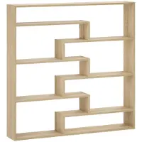 vidaXL Wandplank Sonoma Eiken 103 x 17 x 102 cm Bewerkt hout