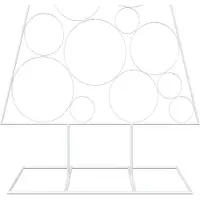 vidaXL - Metalen - kerstboom - KUOPIO - 180 - cm - Staal - Wit