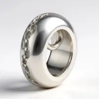 Cavill Zilveren hanger met witte topaas, 0,1 ct