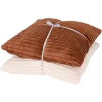 Home Styling Collection - Sierkussens van chenille voor de woonkamer, set van 2, 45 x 45 cm