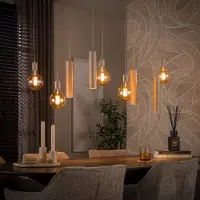 Hoyz Collection - Hanglamp Vela - Beige - 28x120x150 cm