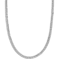 Lucardi Kinder Stainless steel ketting - Ketting - Staal - Zilverkleurig - 50 cm