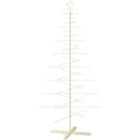 vidaXL Metalen kerstboom KUOPIO 210 cm Staal Goud