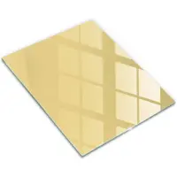 Wallfluent Glazen Snijplanken - Geel Snijplanken Glas - 30 cm x 40 cm - Geel Snijplanken van Glas - Hittebestendige Glazen Snijplank - Glazen Snijplank Voor Keuken - Antislip Hakplank van Glas