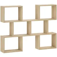 vidaXL Wandplank Sonoma Eiken 103 x 17 x 80 cm Bewerkt hout