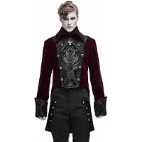 Punk Rave Devil Fashion - Grimoire Jas - M