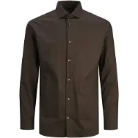 Jack & Jones Overhemd 'JPRBLAparker' donkerbruin