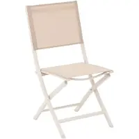 Hespéride Set van 4 opvouwbare tuinstoelen van aluminium ESSENTIA