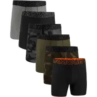 Under Armour Boxershorts UA PERFORMANCE TECH - PRINT 6 IN 6PK Set van 6