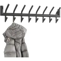 Ylumen Kapstok Tubo B 78 cm H 19 cm zwart